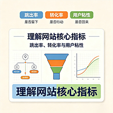 湘潭建站-理解网站核心指标：跳出率、转化率与用户粘性